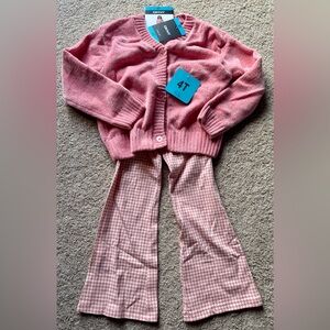 DKNY 2 Piece Chenille Sweater Set 4T